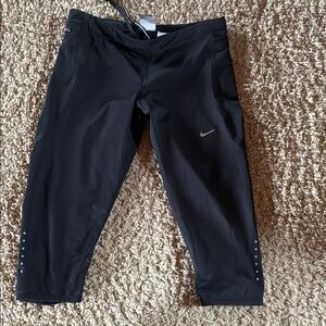 Nike Black Athletic Capris